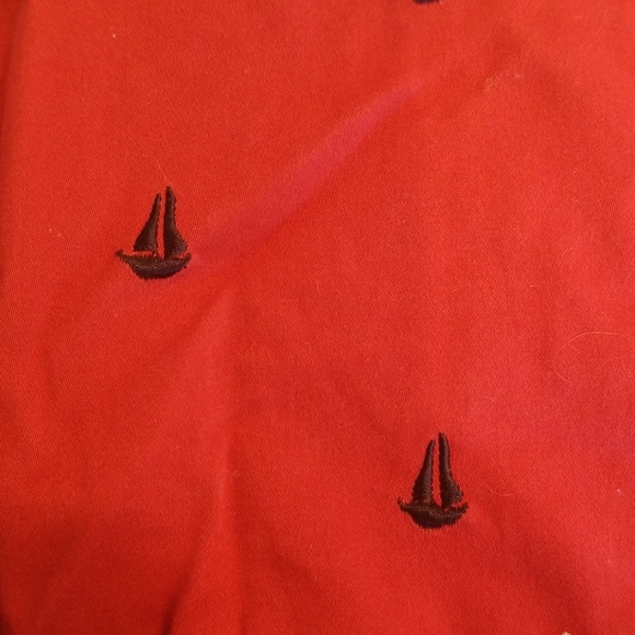 Red Nautical Shorts - Picture 4 of 4